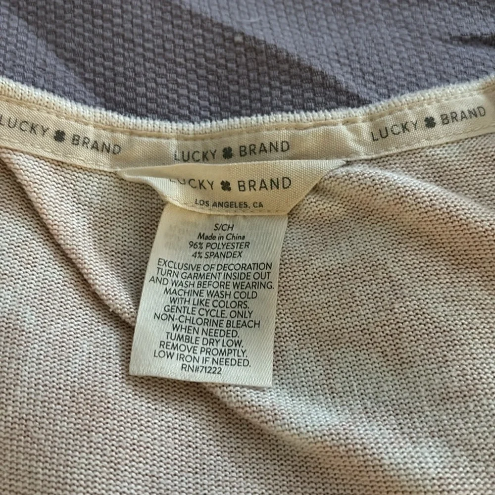 Lucky Brand Pink Floral Tank - size S - Picture 2 of 4